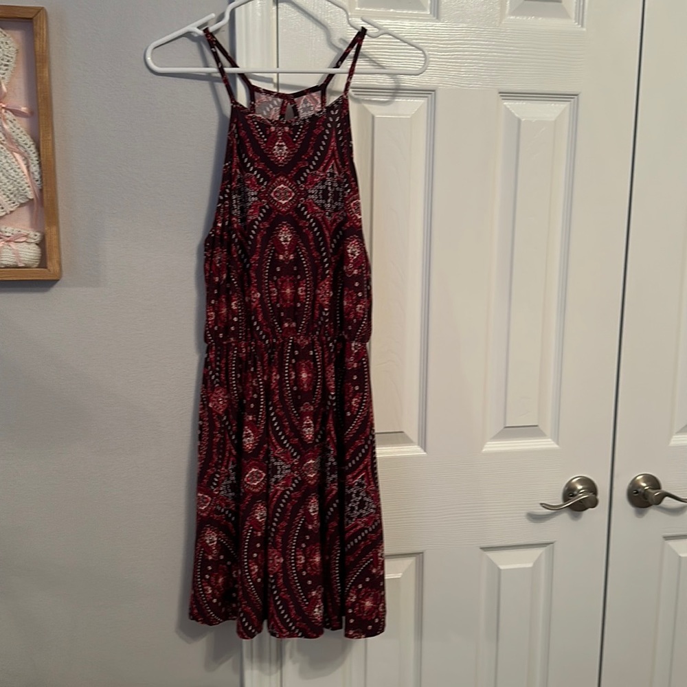 French gray Tula brushed knit dress